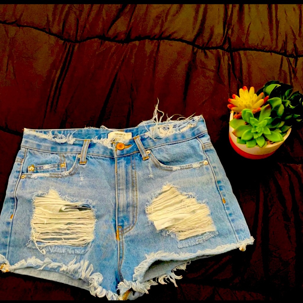 Forever 21 Denim Shorts Sz 26